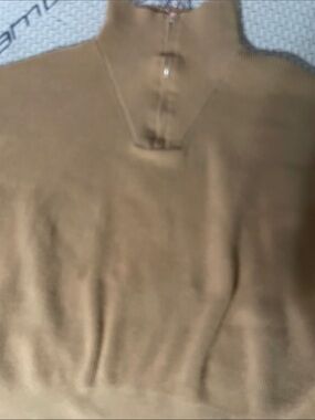 Women’s Half-Zip Sweater in Camel